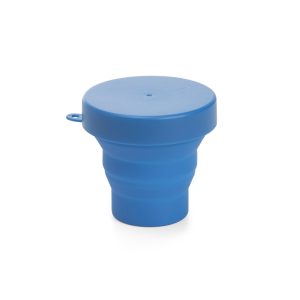 Copo Retrátil De Silicone 150ml — Azul