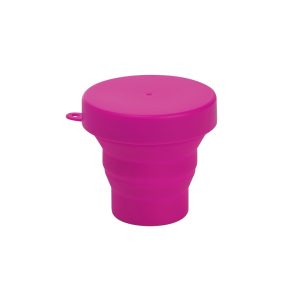 Copo Retrátil De Silicone 150ml — Rosa