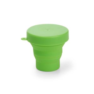 Copo Retrátil De Silicone 150ml — Verde