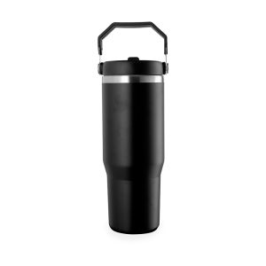 Copo Térmico 800ml — Preto / Inox