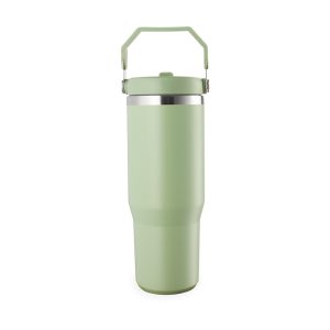 Copo Térmico 800ml — Verde / Inox