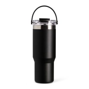 Copo Térmico 900ml — Preto / Inox