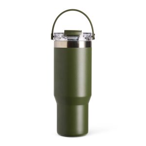 Copo Térmico 900ml — Verde / Inox