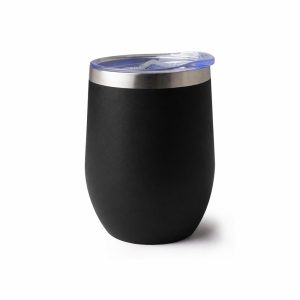 Copo Térmico Inox 320ml — Preto / Inox