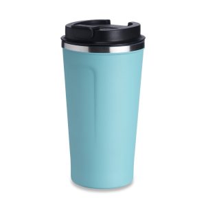 Copo Térmico 500ml P/ Café — Azul / Inox (14724-TUR)