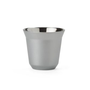 Copo Parede Dupla 80ml — Prata