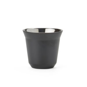 Copo Parede Dupla 80ml — Preto