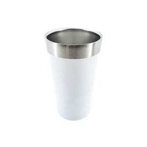 Copo Térmico De Inox 473ml — Branco