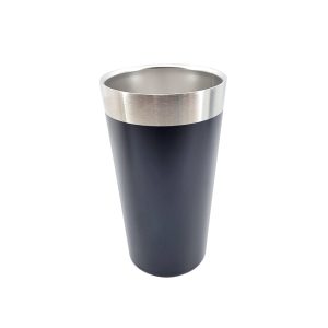 Copo Térmico De Inox 473ml — Preto / Inox