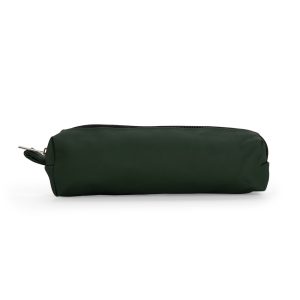 Estojo Couro Sintético — Verde / Transparente