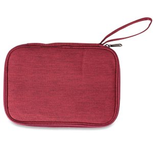 Estojo Organizador Para Acessórios Eletrônicos — Vermelho