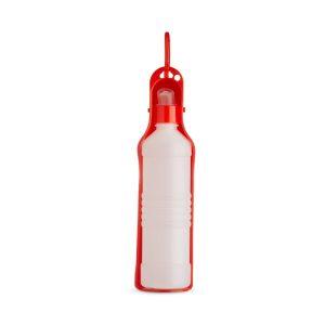 Garrafa Bebedouro Pet 420ml — Vermelho / Branco