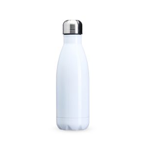 Garrafa Inox 625ml — Branco / Inox