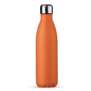 Garrafa 750ml Inox — Laranja / Inox