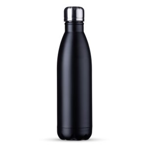 Garrafa 750ml Inox — Preto / Inox