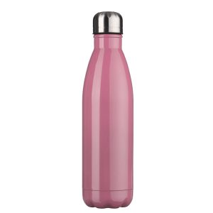 Garrafa 750ml Inox — Rosa / Inox