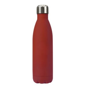 Garrafa 750ml Inox — Vermelho / Inox