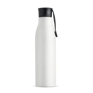 Garrafa Inox 800ml — Branco / Preto (18725-BC2)