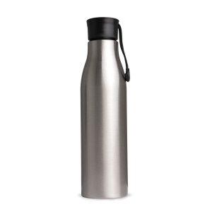 Garrafa Inox 800ml — Inox / Preto