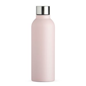 Garrafa Inox 800ml — Rosa / Inox