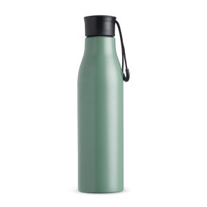 Garrafa Inox 800ml — Verde / Preto