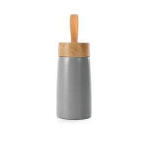Garrafa Inox Parede Dupla 250ml — Cinza