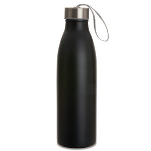 Garrafa Inox 750ml — Preto / Inox