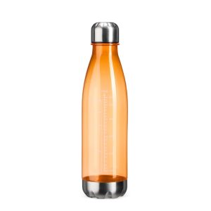 Garrafa Plástica 750ml — Laranja / Inox
