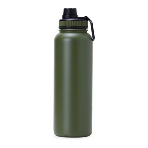 Garrafa Térmica 1,2 Litros — Verde / Preto