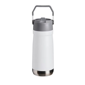 Garrafa Térmica 550ml — Branco / Cinza