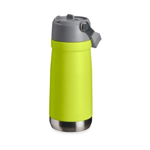 Garrafa Térmica 550ml — Verde / Cinza