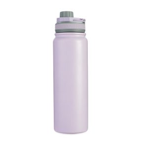 Garrafa Térmica 850ml — Roxo / Cinza