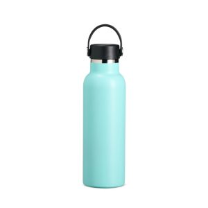 Garrafa Térmica Inox 550ml — Verde / Preto