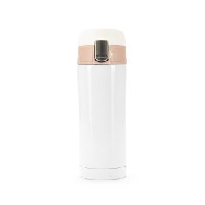 Garrafa Térmica 320ml — Branco / Rosa