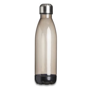 Garrafa Translucida 700ml — Preto / Inox
