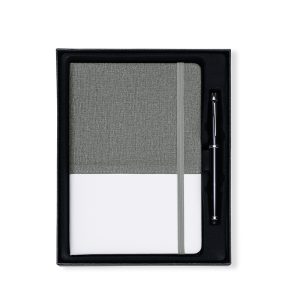 Kit Executivo 2 Peças — Branco / Cinza