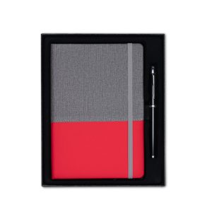 Kit Executivo 2 Peças — Vermelho / Cinza