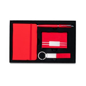 Kit Executivo 4 Peças — Vermelho