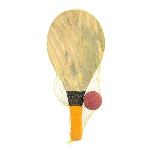 Kit Frescobol — Bambu / Laranja