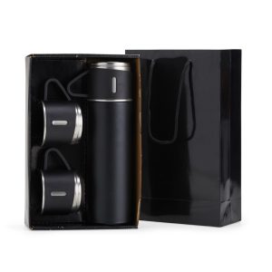 Kit Garrafa Térmica — Preto