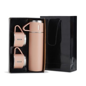 Kit Garrafa Térmica — Rosa