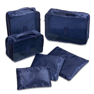 Kit Necessaire 6 Pçs — Azul (18538-AZU)
