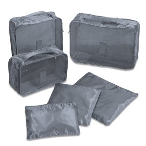 Kit Necessaire 6 Pçs — Cinza