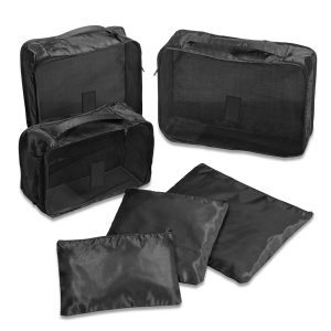 Kit Necessaire 6 Pçs — Preto