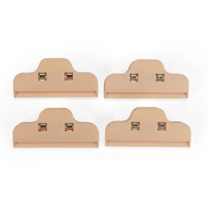 Kit Prendedores Multiuso 4 Peças — Rosa