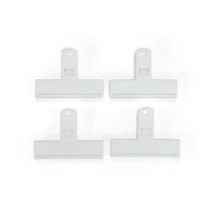 Kit Prendedores Multiuso 4 Peças — Branco