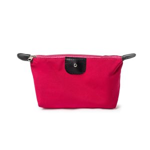 Nécessaire Nylon Oxford — Rosa / Preto