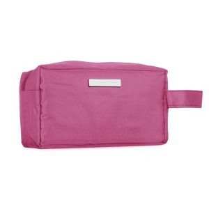Necessaire Pvc Impermeável C/ Plaquinha — Rosa (01228P-RS1)