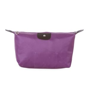 Necessaire Em Poliester Impermeável — Roxo