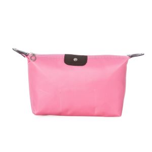 Necessaire Em Poliester Impermeável — Rosa